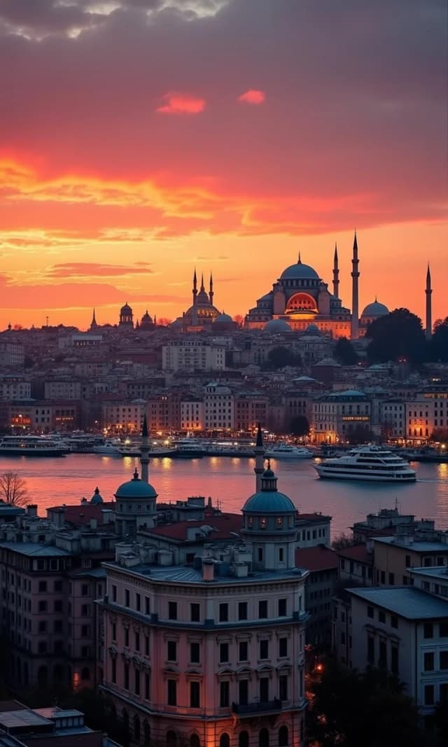 sunset istanbul 2