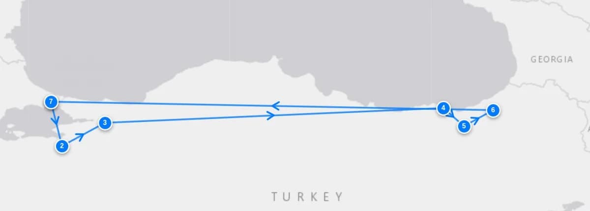 Ultimate Family Fun route map
